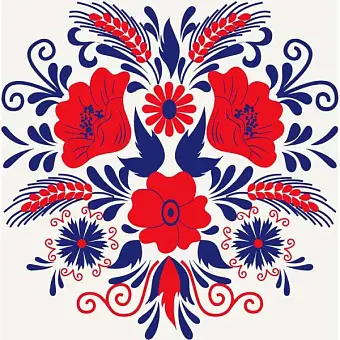Картина по номерам Сучасний орнамент (30х30 см)