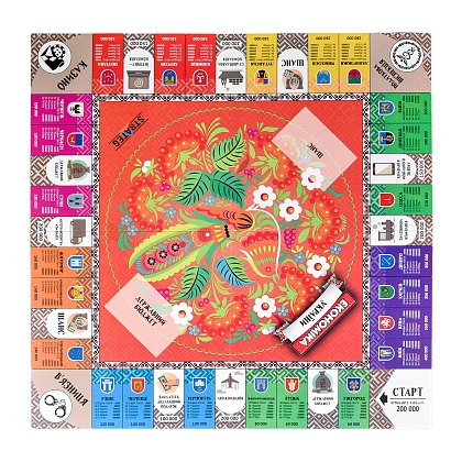 Настольная игра Экономика Украины, бренду Strateg, для 2-4 гравців, час гри < 60мин. - 4 - KUBIX