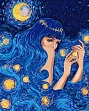 Миниатюра товара Картина по номерам Звёздная красавица (40х50 см) - 1