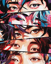 Картина по номерам K-pop BTS (40х50 см)