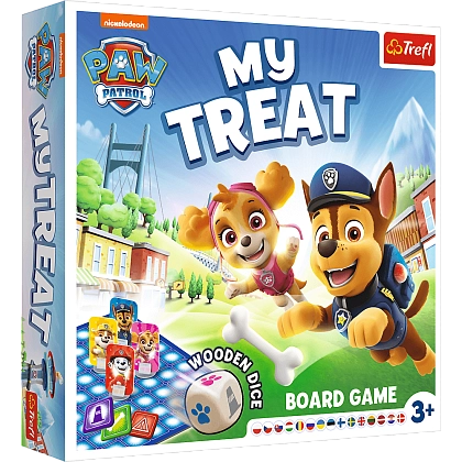 Настільна гра Щенячий Патруль: Моя кісточка (Paw Patrol: My Treat), бренду Trefl, для 1-3 гравців - KUBIX