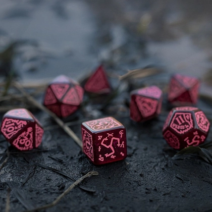 Набор кубиков The Witcher Dice Set. Crones - Whispess - 5 - KUBIX