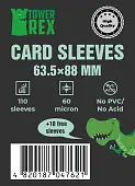 Миниатюра товара Протекторы 60 микрон 63,5*88 (Cards Sleeves 60 micron 63,5*88) - 1