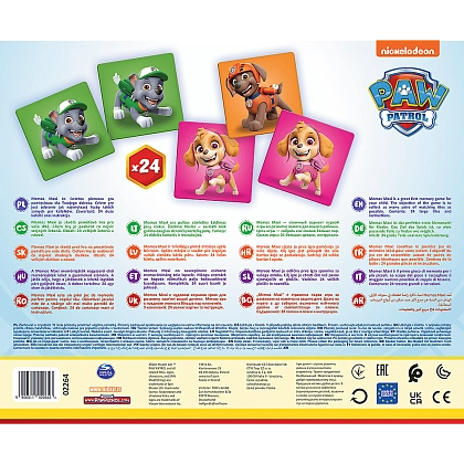 Настольная игра Мемос MAXI Щенячий патруль (Memos Maxi Paw Patrol), бренду Trefl, для 1-2 гравців - 2 - KUBIX