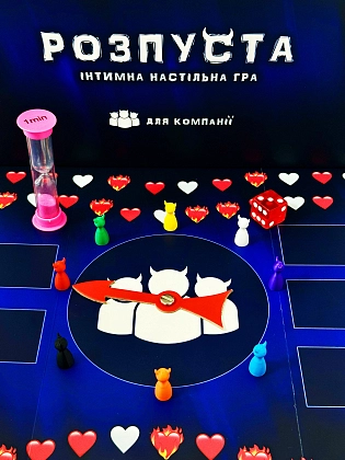 Настольная игра "Разврат" для компании, бренду Точка Games, для 3-8 гравців - 7 - KUBIX
