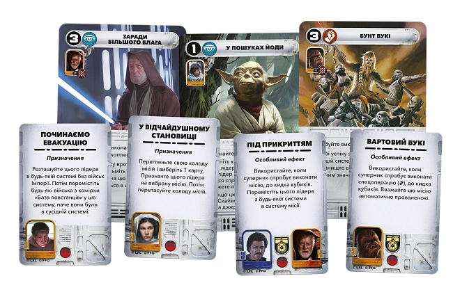 Настольная игра Звёздные войны: Повстание (Star Wars: Rebellion), бренду Geekach Games, для 2-4 гравців, час гри < 30мин. - 8 - KUBIX