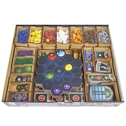 Органайзер для настольной игры Проект Гайя (Organizer for boardgame Gaia Project), бренду Tower Rex - KUBIX