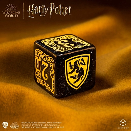 Купити Набор кубиков Harry Potter. Hufflepuff Modern Dice Set - Black - 5 - KUBIX Набор кубиков Harry Potter. Hufflepuff Modern Dice Set - Black - 5 - KUBIX