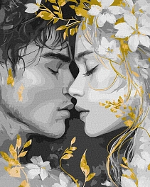 Картина по номерам Поцелуй (40х50 см)