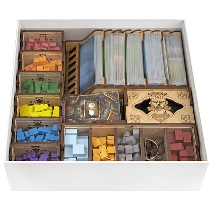 Органайзер для настольной игры Архитекторы Западного Королевства (Organizer for boardgame Architects of the West Kingdom), бренду Tower Rex - KUBIX