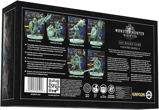 Купити Настольная игра Monster Hunter World: The Board Game. Hunter's Arsenal Expansion (EN), бренду Steamforged Games Ltd. - KUBIX Настольная игра Monster Hunter World: The Board Game. Hunter's Arsenal Expansion (EN), бренду Steamforged Games Ltd. - KUBIX