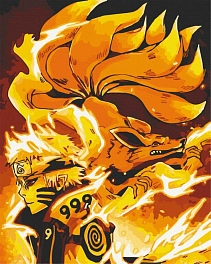 Картина по номерам Наруто Перевоплощение (40х50 см)