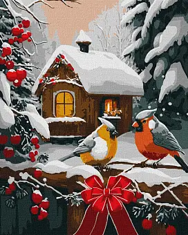 Картина по номерам Зимова казка (40х50 см)