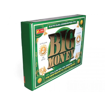 Настольная игра Big Money, бренду Ранок, для 2-5 гравців, час гри < 30мин. - 7 - KUBIX