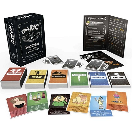 Настільна гра Градус (RU), бренду Bombat Game, для 3-12 гравців, час гри < 30хв. - 3 - KUBIX