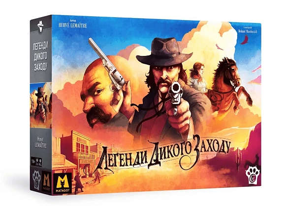 Настольная игра Легенды Дикого Запада (Western Legends), бренду Woodcat, для 2-6 гравців, час гри < 60мин. - KUBIX