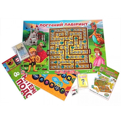 Настольная игра «Большой набор 30 игр. Математика. Язык. Логика», бренду Ранок, для 1-7 гравців - 5 - KUBIX