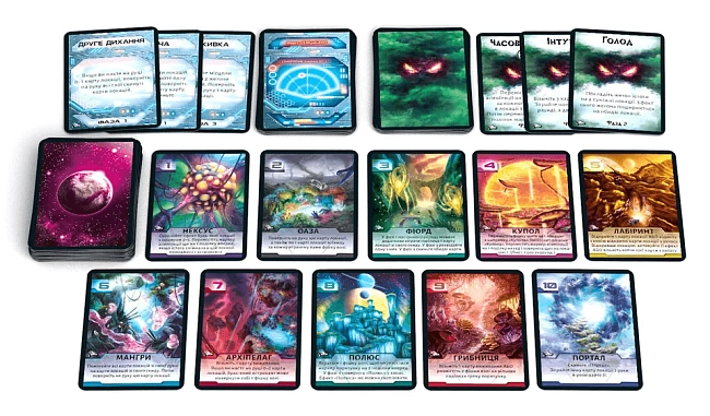 Настільна гра Хижа планета. За обріями & Притулок (Not Alone. Exploration & Sanctuary) (картонна коробка), бренду IGAMES, для 2-7 гравців, час гри < 30хв. - 3 - KUBIX