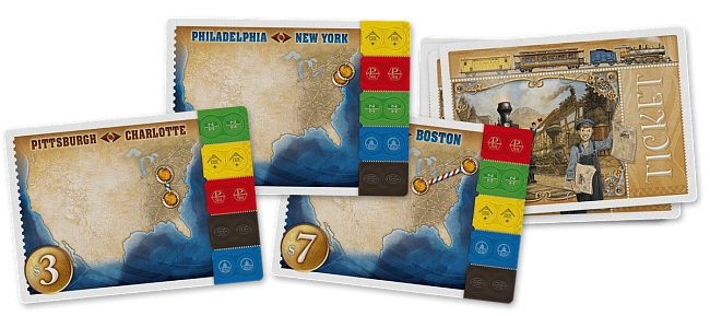 Настільна гра Квиток на Потяг: Легенди Заходу (Ticket to Ride: Legends of the West) (EN) , бренду Days of Wonder, для 2-5 гравців, час гри < 30хв. - 4 - KUBIX