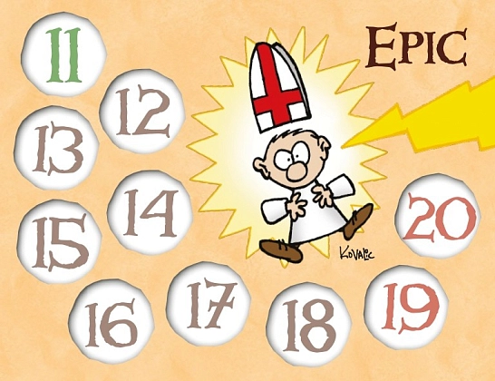 Настільна гра Манчкін. Набір лічильників рівнів, бренду Третя Планета - 2 - KUBIX