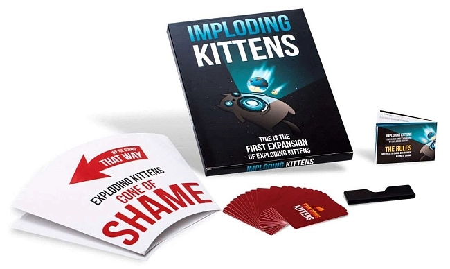 Купити Настольная игра Взрывные котята. Сингулярные котята (Exploding Kittens. Imploding Kittens) (EN), бренду Exploding Kittens - 2 - KUBIX Настольная игра Взрывные котята. Сингулярные котята (Exploding Kittens. Imploding Kittens) (EN), бренду Exploding Kittens, для 2-6 гравців, час гри < 30мин. - 2 - KUBIX