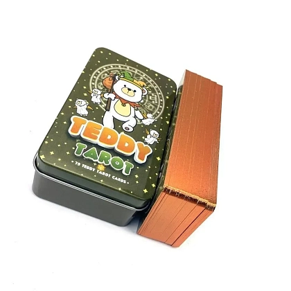 Карти ТАРО Ведмедиків Тедді (Жерстяна коробка) (Teddy Bears TARO Cards (Tin Box)) - 2 - KUBIX