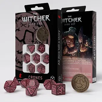 Набор кубиков The Witcher Dice Set. Crones - Whispess - KUBIX Набор кубиков The Witcher Dice Set. Crones - Whispess