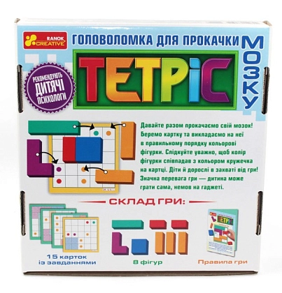 Настільна гра Тетріс, бренду Ранок - 2 - KUBIX