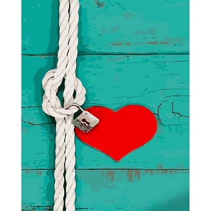 Картина по номерам Замок любви (40х50 см), бренду Strateg - KUBIX