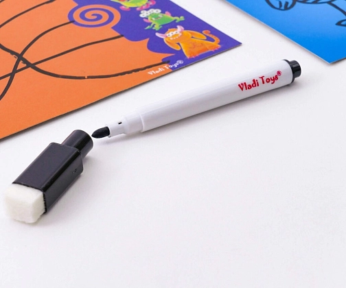 Настольная игра Пиши и стирай: Монстрики, бренду Vladi Toys, для 1-2 гравців - 2 - KUBIX