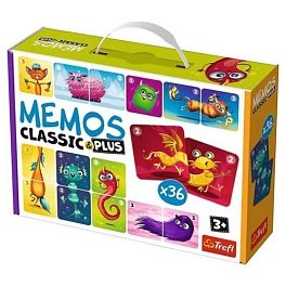 Настольная игра Мемос классик: Монстрики (Memos classic & plus: Cute monsters) - KUBIX Настольная игра Мемос классик: Монстрики (Memos classic & plus: Cute monsters)