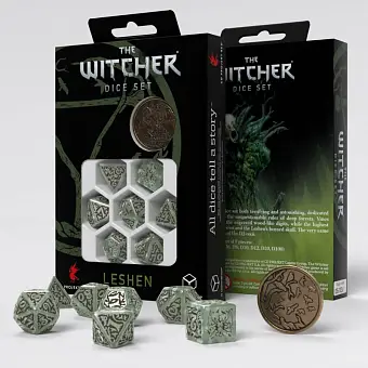 Набор кубиков The Witcher Dice Set. Leshen - Строитель Тотемов - KUBIX Набор кубиков The Witcher Dice Set. Leshen - Строитель Тотемов
