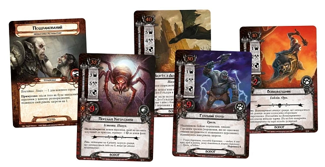 Настільна гра Володар перснів. Карткова гра (The Lord of the Rings: The Card Game), бренду Geekach Games, для 1-4 гравців, час гри < 30хв. - 4 - KUBIX