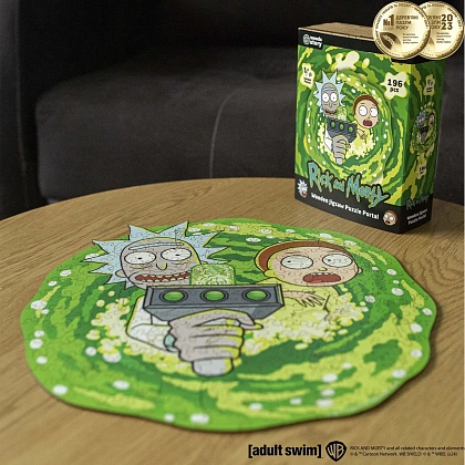 Купити Фигурный деревянный пазл Rick & Morty Портал XL, бренду Woods story - 7 - KUBIX Фигурный деревянный пазл Rick & Morty Портал XL, бренду Woods story - 7 - KUBIX
