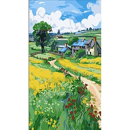 Картина по номерам Дорога домой (50х25 см)