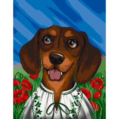 Картина по номерам Ушастый патриот (40х50 см), бренду Art Craft - KUBIX