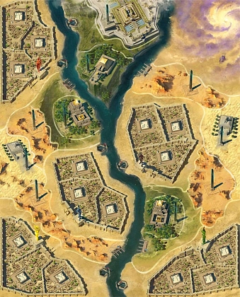 Настольная игра Кемет: Кровь и Песок (Kemet: Blood and Sand), бренду Geekach Games, для 2-5 гравців, час гри > 60мин. - 10 - KUBIX