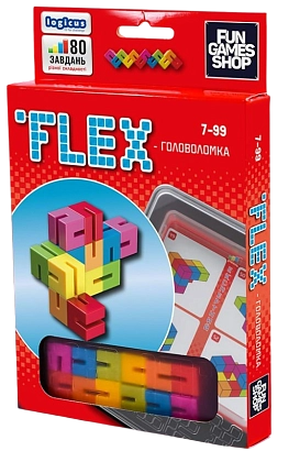 Настільна гра FLEX–головоломка, бренду Fun Games Shop, для 1-4 гравців - KUBIX