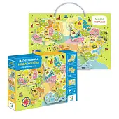 Миниатюра товара Настольная игра Магнитная карта Украины - 1