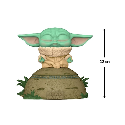 Ігрова фігурка FUNKO POP! DELUXE МАЛЮК ВИКОРИСТОВУЄ СИЛУ (Grogu using the force) Star Wars #485, бренду Funko - 2 - KUBIX