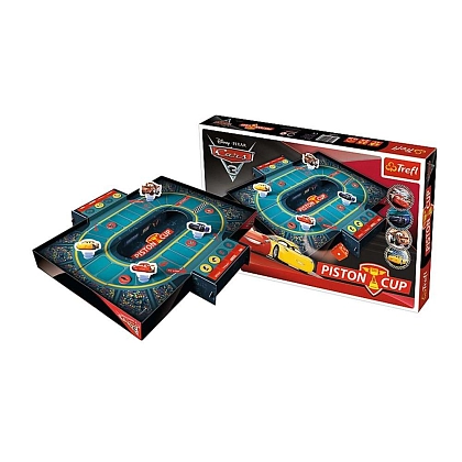Настольная игра Бум Бум. Тачки 3 (Boom Boom. Disney Cars 3), бренду Trefl, для 2-4 гравців, час гри < 30мин. - 2 - KUBIX