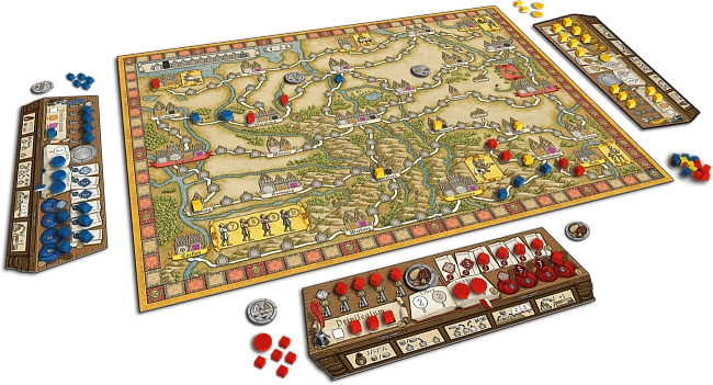 Настольная игра Ганзейский союз. Полное издание (Hansa Teutonica: Big Box), бренду Games 7Days, для 3-5 гравців, час гри > 60мин. - 2 - KUBIX