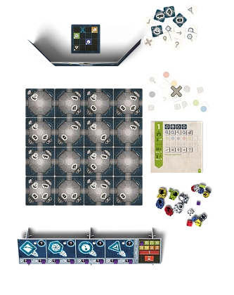 Настольная игра ИИ. Космическое приключение (AI Space Puzzle), бренду Geekach Games, для 2-5 гравців, час гри < 30мин. - 5 - KUBIX