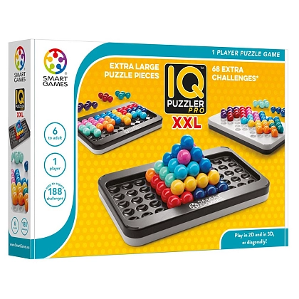 Купити Настольная игра IQ Профи XXL (IQ Puzzler Pro XXL), бренду Smart Games - KUBIX Настольная игра IQ Профи XXL (IQ Puzzler Pro XXL), бренду Smart Games, для 1-1 гравців, час гри < 30мин. - KUBIX