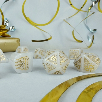 Набор кубиков 20 лет: Сет кубиков на день рождения, бренду Q-Workshop - 5 - KUBIX