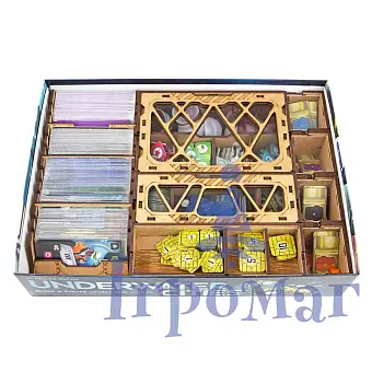 Органайзер для настольной игры Подводные Города (Organizer for board game Underwater Cities) - KUBIX Органайзер для настольной игры Подводные Города (Organizer for board game Underwater Cities)