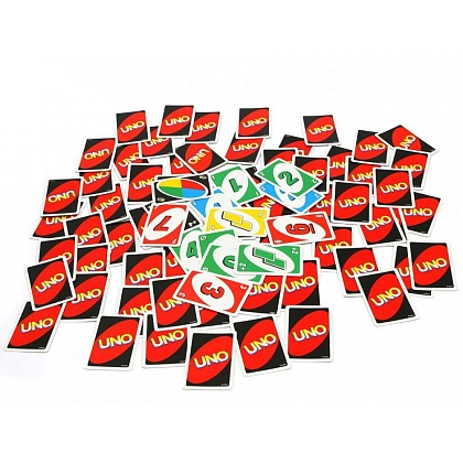 Настольная игра UNO (Уно), бренду Mattel, для 2-10 гравців, час гри < 30мин. - 2 - KUBIX