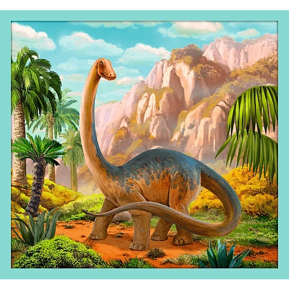 Набор пазлов 10 в 1. Познакомьтесь со всеми динозаврами, бренду Trefl - 4 - KUBIX