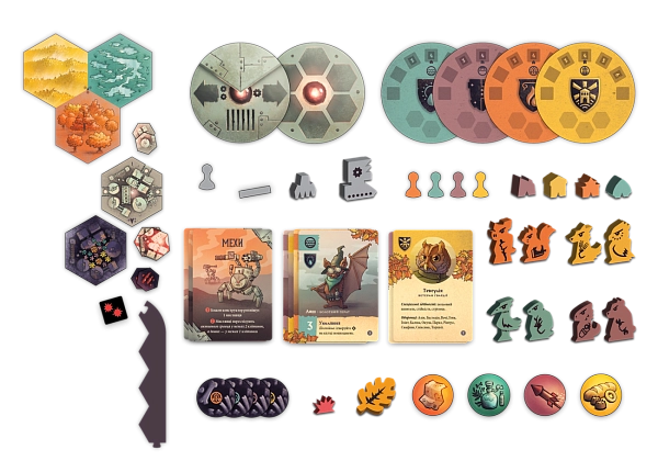 Настольная игра Оборонцы трущоб (Defenders of the Wild), бренду Geekach Games, для 1-4 гравців, час гри > 60мин. - 4 - KUBIX