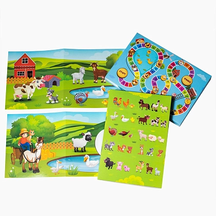 Настольная игра Животные на ферме, бренду Ранок, для 1-3 гравців - 6 - KUBIX